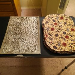 2 Sets Of 6 Kitchen Table Place Mats