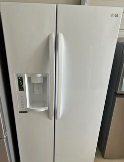 LG fridge White