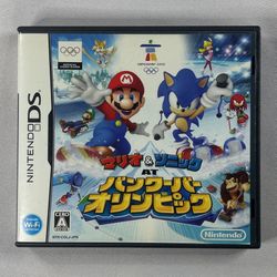 Nintendo Ds Mario & Sonic At The Olimpic Winter Games CIB Japanese