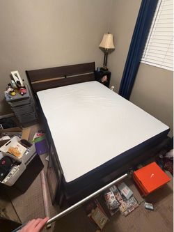 2 Mattresses with frames (1 queen 1 full)