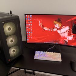 Gaming PC And Monitor