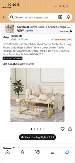 Hoobro Coffee  table