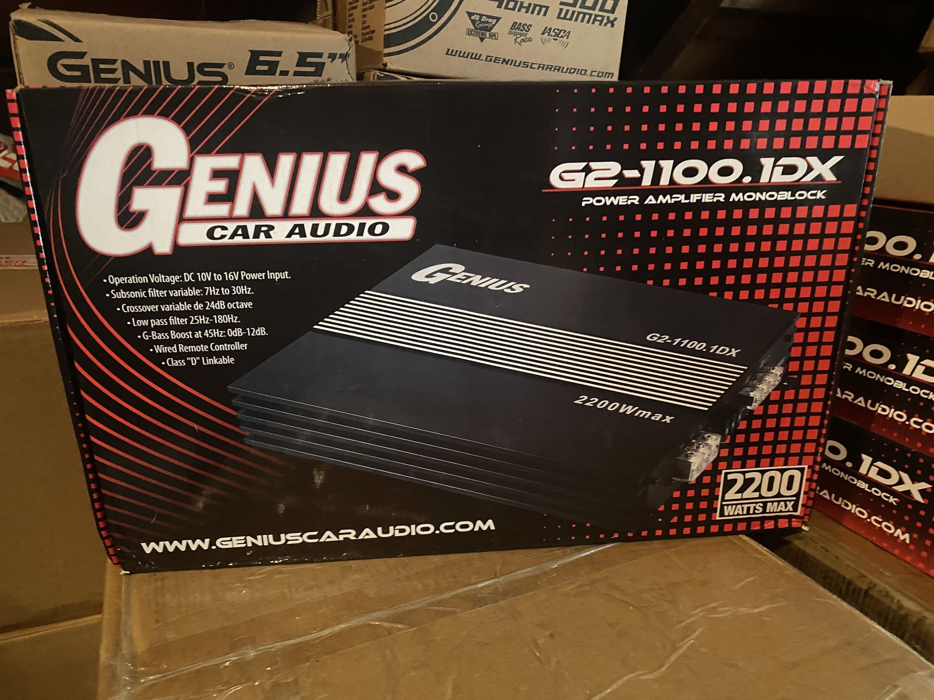 New Genius Audio 2200w Max Power Monoblock Class D Amplifier $210 Each Made in Korea