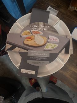 Better Homes & Gardens Lazy Susan Set Perfect For Hosting (5PC Set)