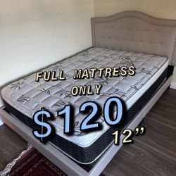 Full Size Pillow Top Mattress Only 