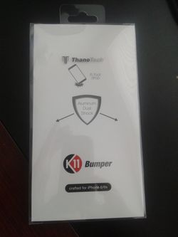 Iphone 6 bumper case in space gray color