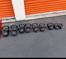 Cast Iron Kettlebells 10 pcs For set