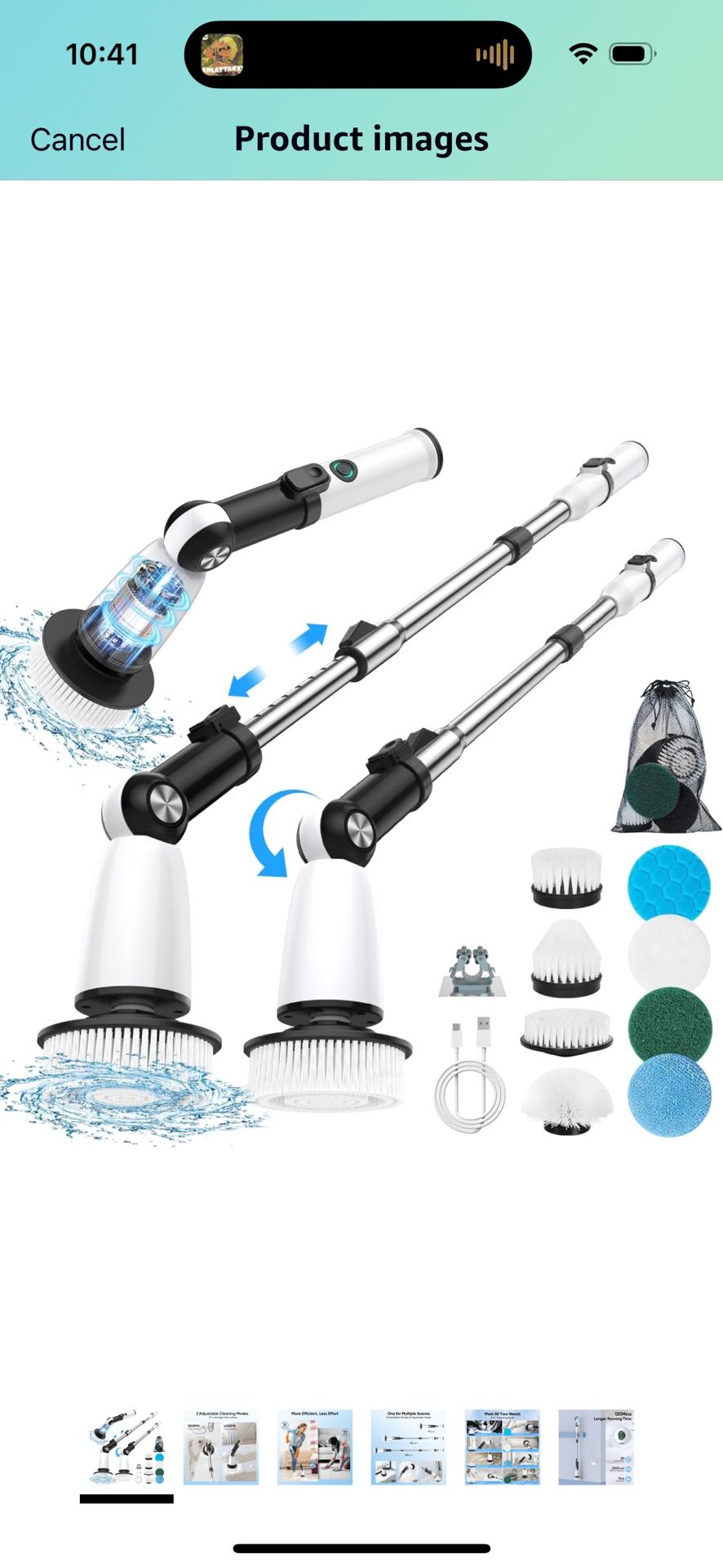 Electric Spin Scrubber