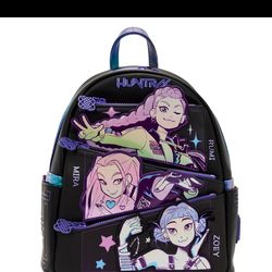 Loungefly KPop Demon Hunters – Huntrix Mini Backpack Ready to Ship NOW Brand New