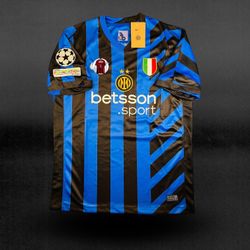Inter Milán champions league fan jersey Lautaro size L