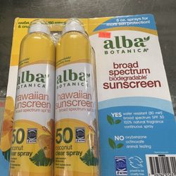 Alba 2 Sets Sunscreen
