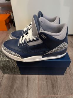 NEW Air Jordan 3 Retro "Georgetown" - 10 - DS