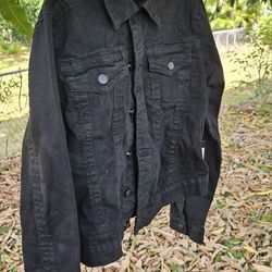 Brand New Black Jean Jacket Size Medium