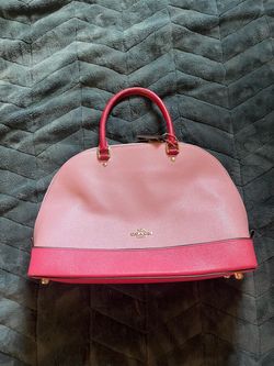 Coach MINI SIERRA SATCHEL IN GEOMETRIC COLORBLOCK CROSSGRAIN LEATHER
