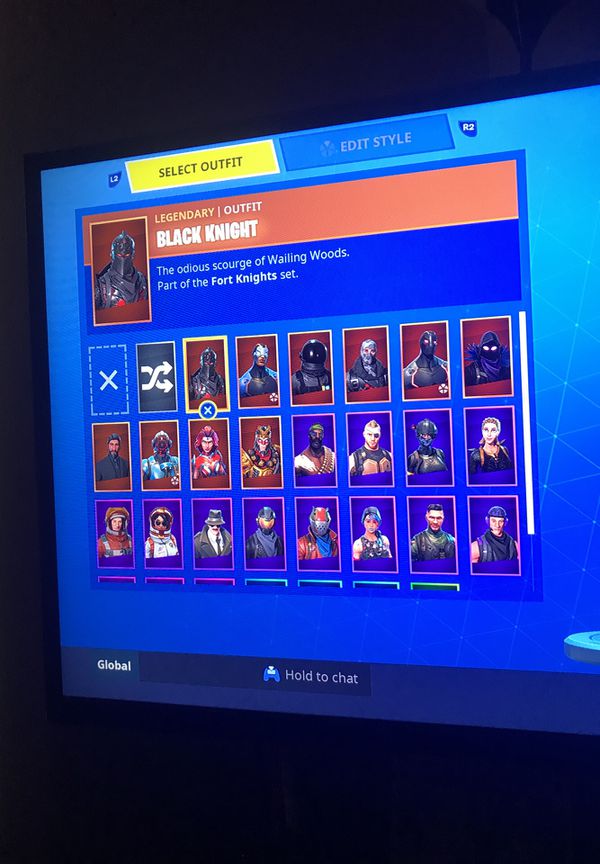Og season 1 fortnite account with the black night and ...