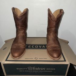 Tecovas The Earl Scotch Color 12 EE Cowboy Boots 