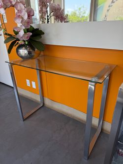 Glass Console table