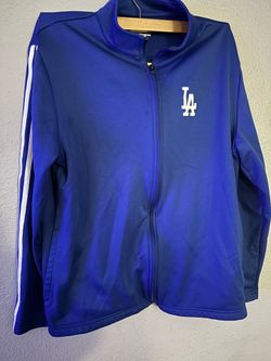 LA Dodgers Full Zip Jacket - Men's Large - Official MLB Blue
