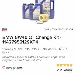 BMW 5W40 Oil Change Kit