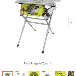Ryobi Table Saw With Stand