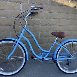 Firmstrong Urban Lady 7 Speed - Women's Beach Cruiser Bike LIKE NEW