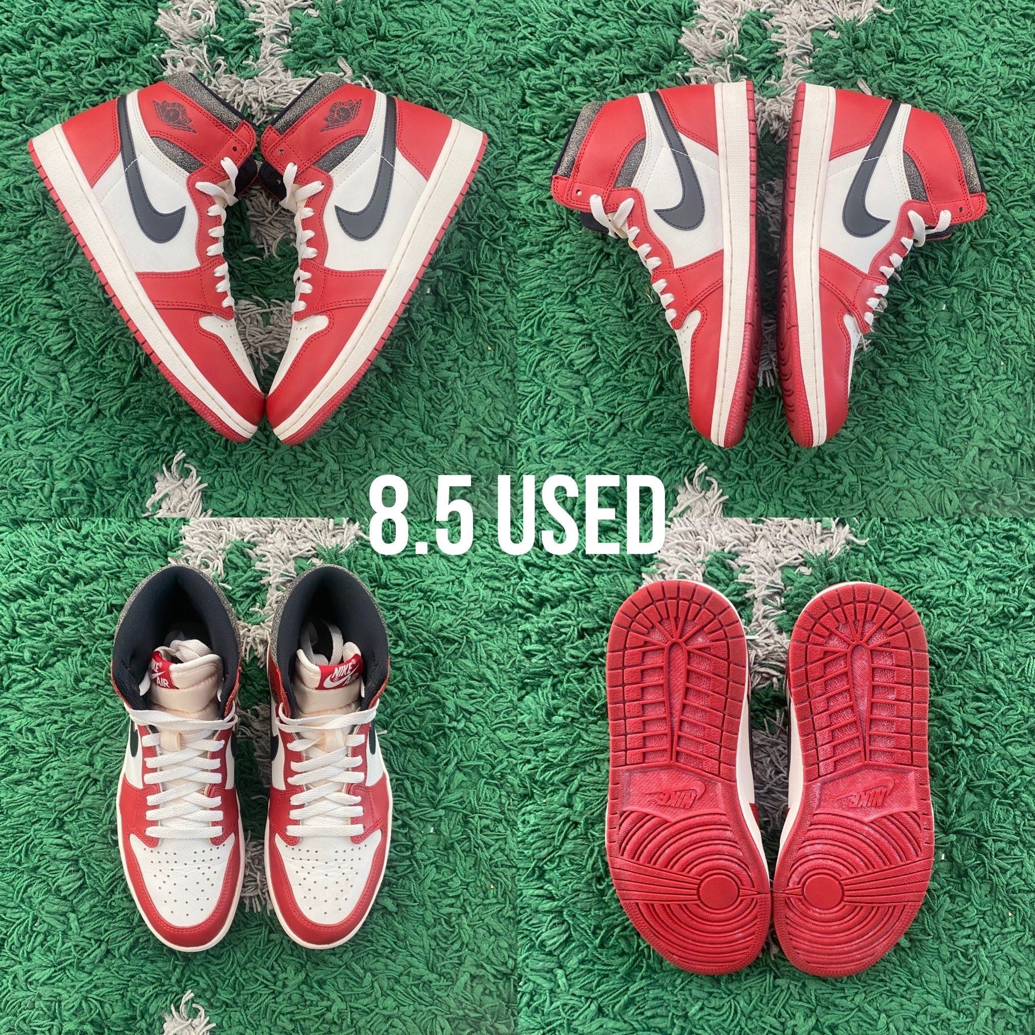 Air Jordan 1 High Chicago Lost & Found Size 8.5