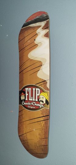 Flip Cheech & Chong El Cigarro skate deck "RARE"