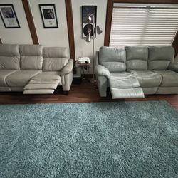 Living room Reclining leather 