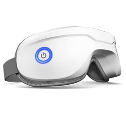 Eye Massager with Heat, Heated Eye Mask with Bluetooth Music, Face Massager, Mask for Migraine & Headache Relief, Improved Sleep, Birthday Gifts for M