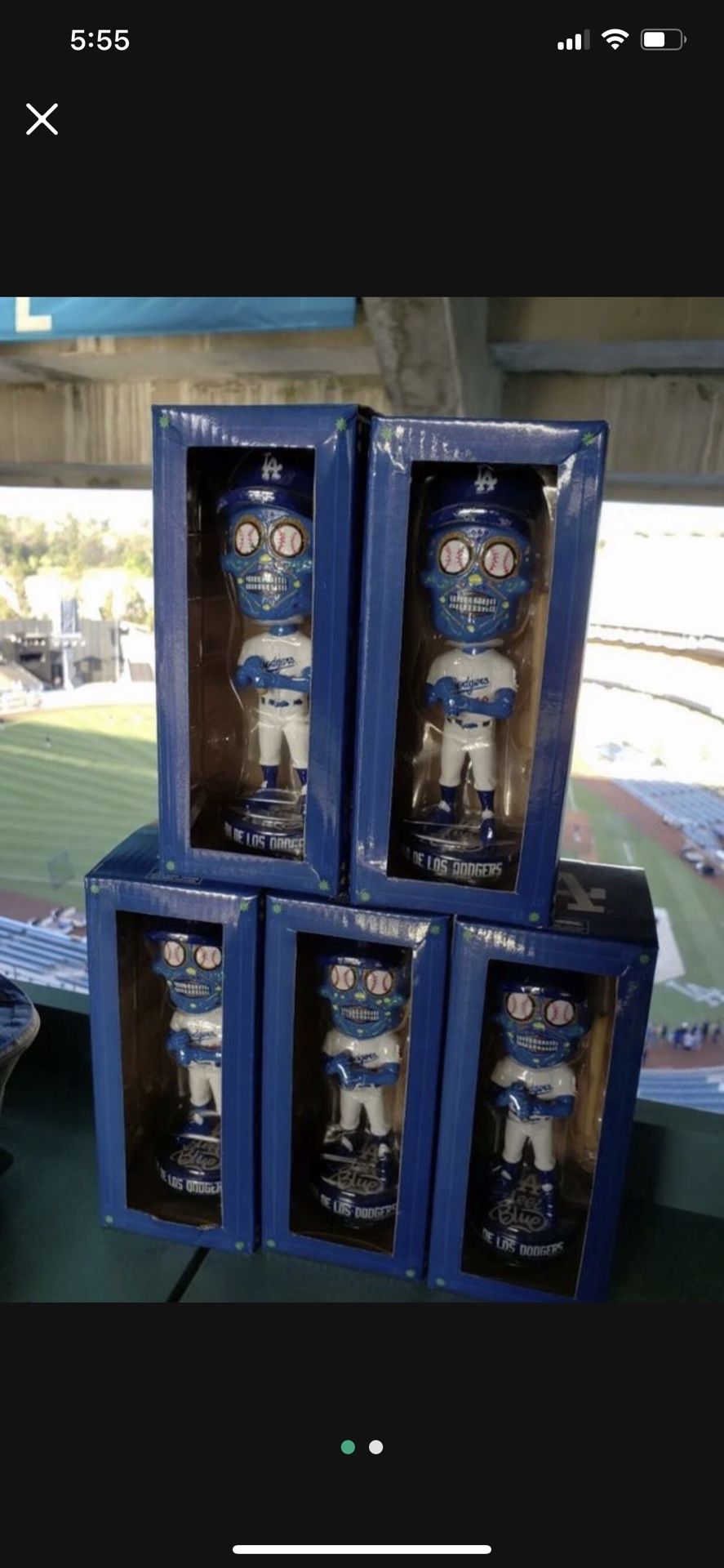 ドジャース　ボブルヘッド人形 DIA DE LOS DODGERS LA Dodgers Dia De Los Muertos Bobblehead - 9/20/19 | eBay