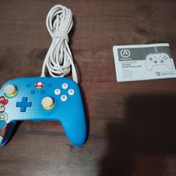 PowerA Switch Pro Controller Usb 10FT With Manual