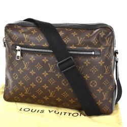 LOUIS VUITTON Torres Shoulder Bag Monogram Canvas Vintage Macassar Leather Brown