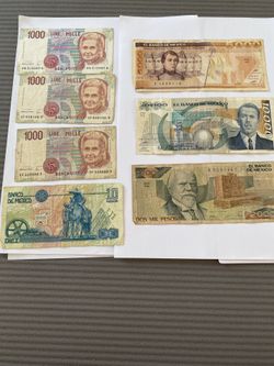 Mexican Pesos 