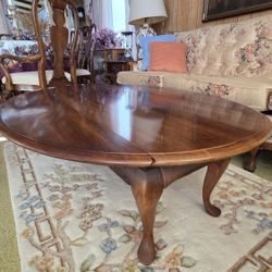 THOMASVILLE VINTAGE DROP LEAF COFFEE, TABLE AND END TABLE