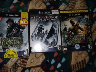 Medal of honor GameCube games good condition