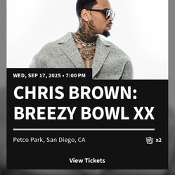 Chris Brown Concert Tickets 