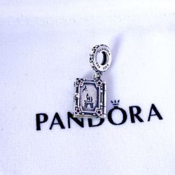 Genuine PANDORA Our Magical Vacation Disney Book Dangle Charm W/Pouch