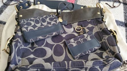Coach bundle authentic denim bag