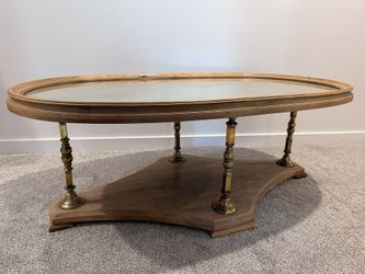 Brass Top Coffee Table