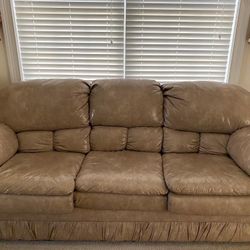 Leather Sofa  90” X 36”