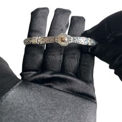 SS925 Bracelet W/18k gold