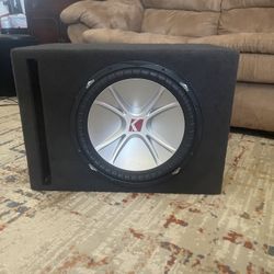 15” Kicker CVR 4ohm DVC—Old School But In Xclnt Shape