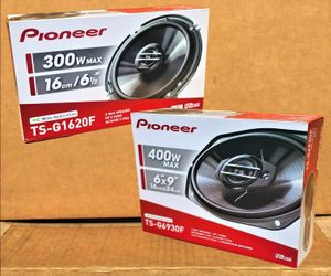 Pioneer Car Speakers 2 Sets 6 1/2" 2-Way & 6x9" 3-Way Coaxial Speaker System 700 Watts Package 🚨 No Credit Needed 🚨 Payment Options Available 🚨