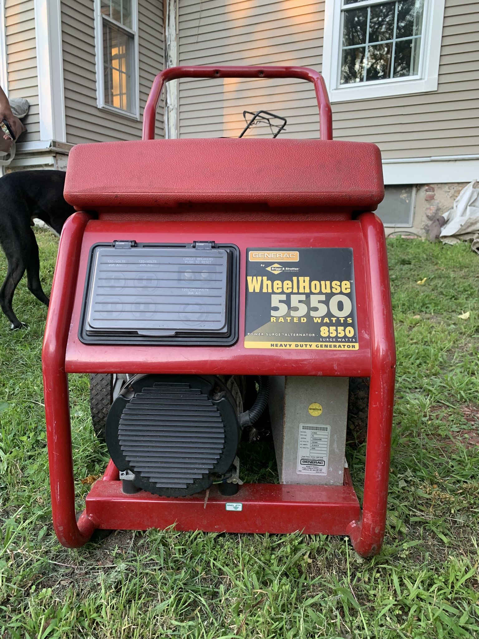 Generac WheelHouse 5550 Portable Gas-Powered Generator