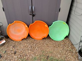 White sands Sled Discs Set of 3