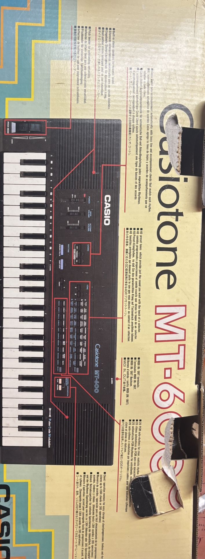 Casio Casiotone MT-600 keyboard