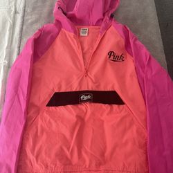 PINK  Windbreaker   New Without Tags 