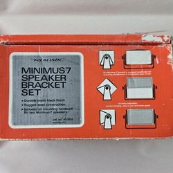 Realistic Minimus 7 Speaker Brackets Vintage