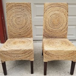 2 Wicker (Cane) Side Chairs