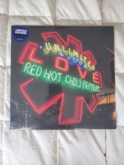 Red Hot Chili Peppers Unlimited Love LP Limited Edition Cobalt Blue Vinyl